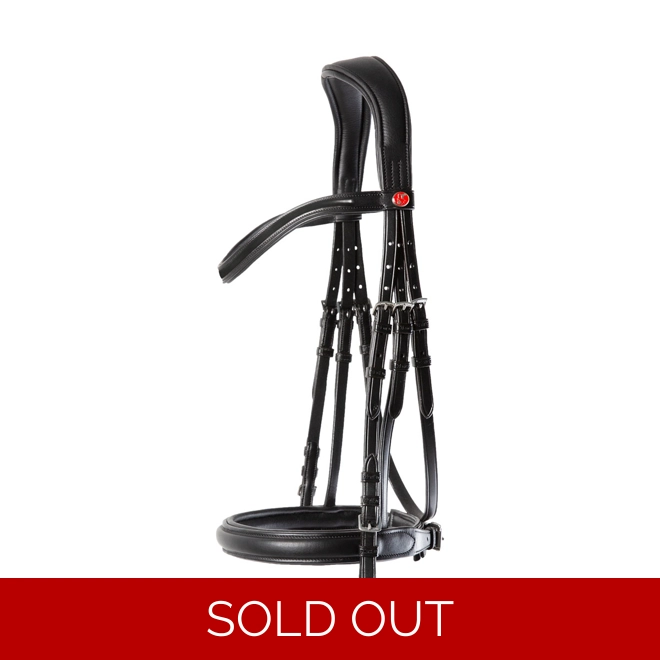 product Image for Kieffer Ultrasoft Sue Snaffle Bridle - Black